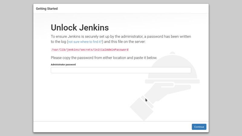 unlock jenkins